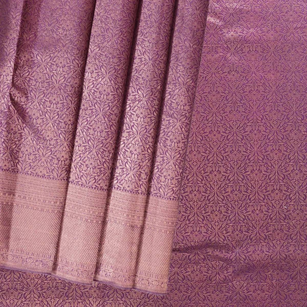 Kanchipuram Silk Saree Unique Self Design Silk Fast Mettalic Jari