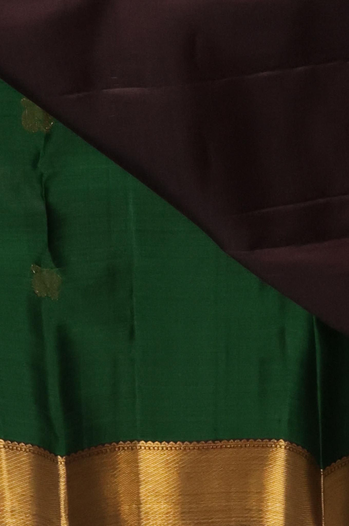 Basil Green Arani Silk Saree