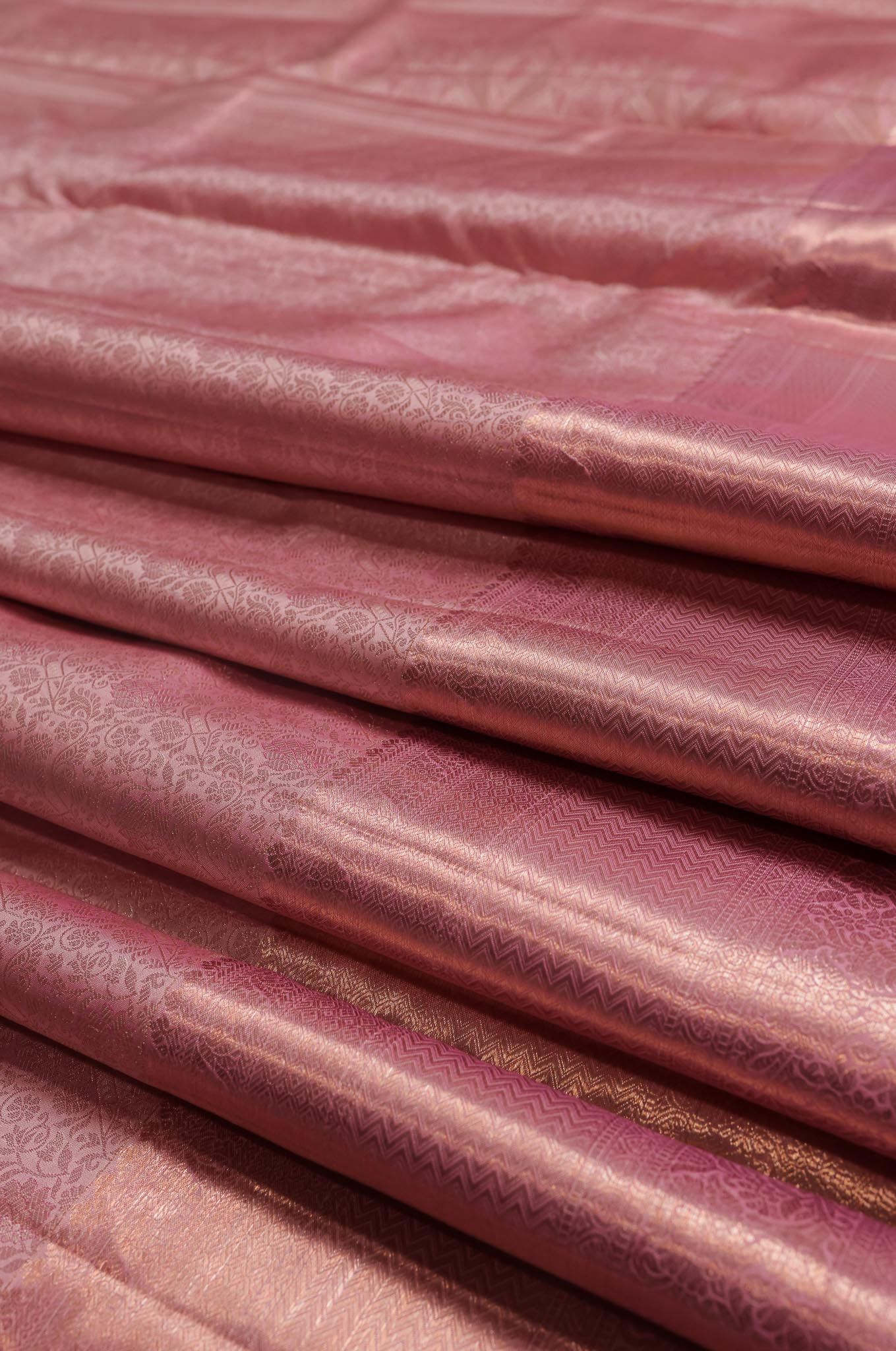 Soft Pink Kanchipuram Silk Saree